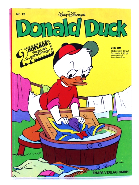 Walt Disneys Donald Duck Taschenbuch Nr. 12 (2. Auflage) von Ehapa